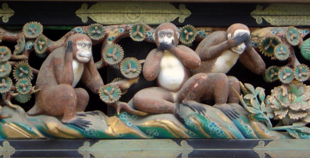 hear no evil, see no evil, speak no evil