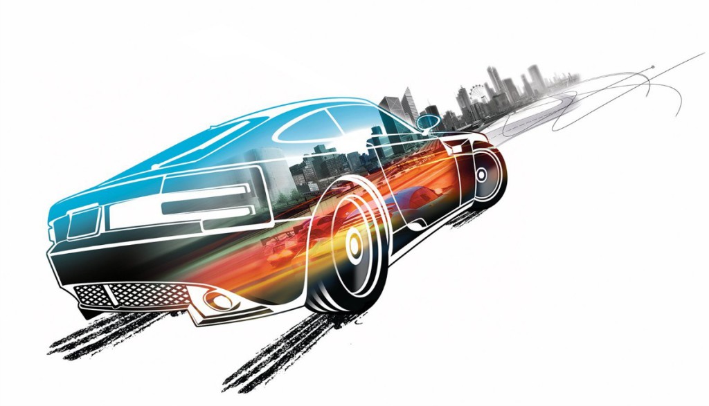 artwork from burnout paradise by criterion