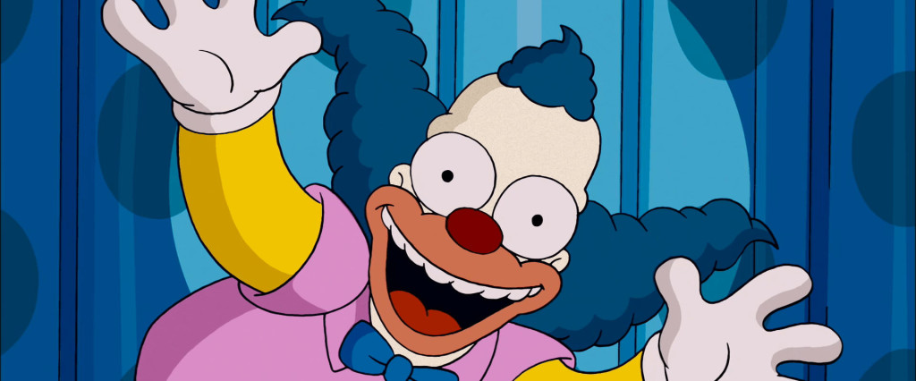 clown krusty from the simpsons