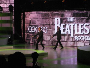 the beatles on stage at E3 2009