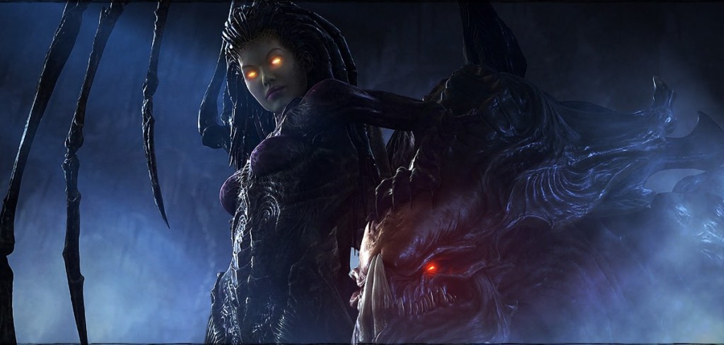 kerrigan and hydralisk from starcraft 2