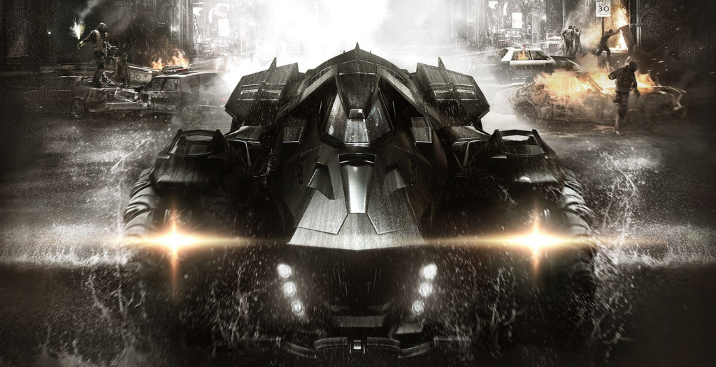 batmobile from batman arkham knight videogame from rocksteady